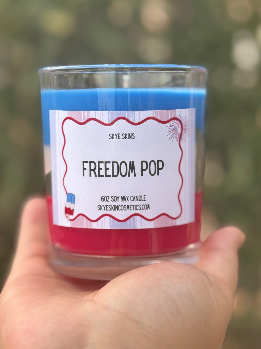 Freedom Pop Candles❤️🤍💙
